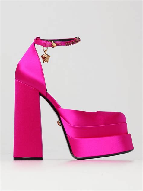 versace pink shoes